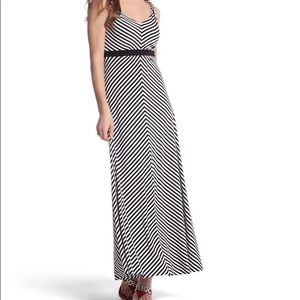 WHBM Beautiful Stripped Maxi